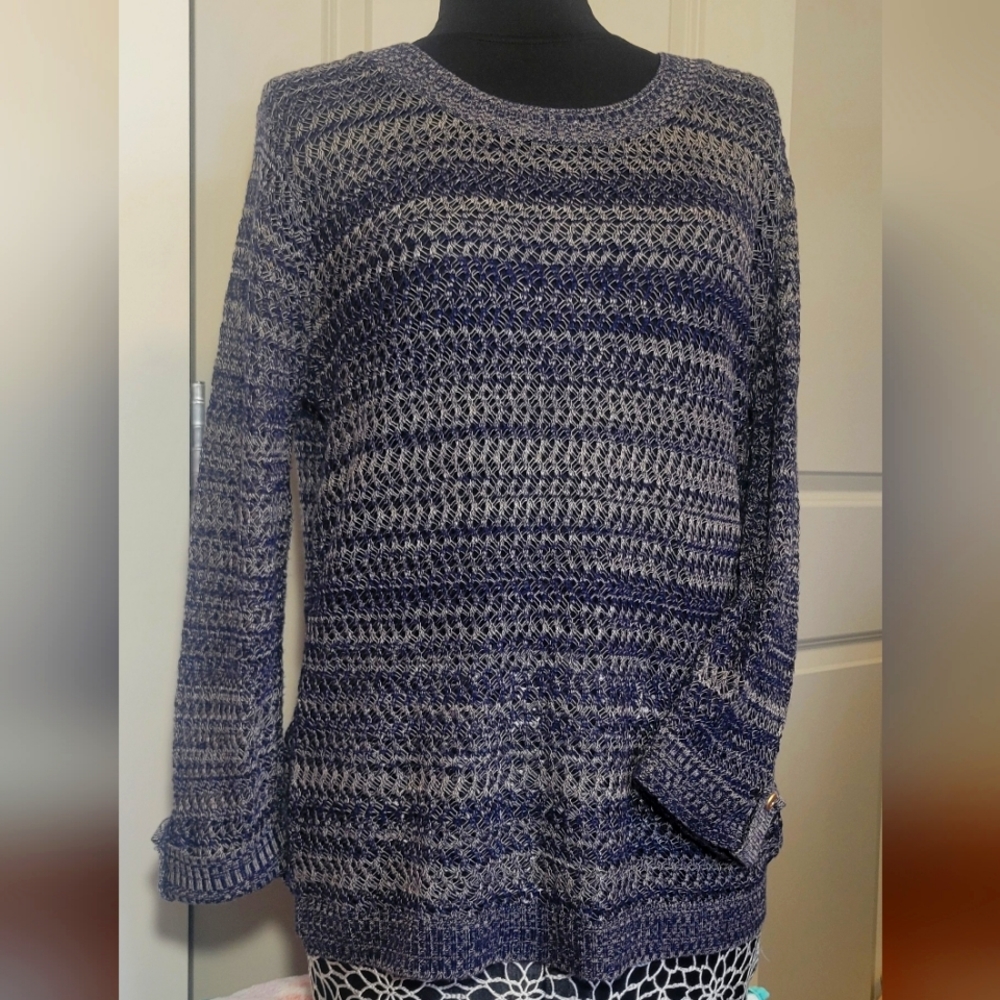 Purple Knit Cleo Sweater